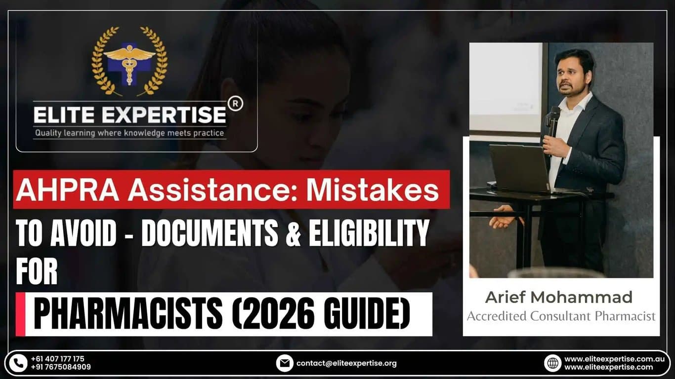 AHPRA Assistance – Documents & Eligibility for Pharmacists 2025-26