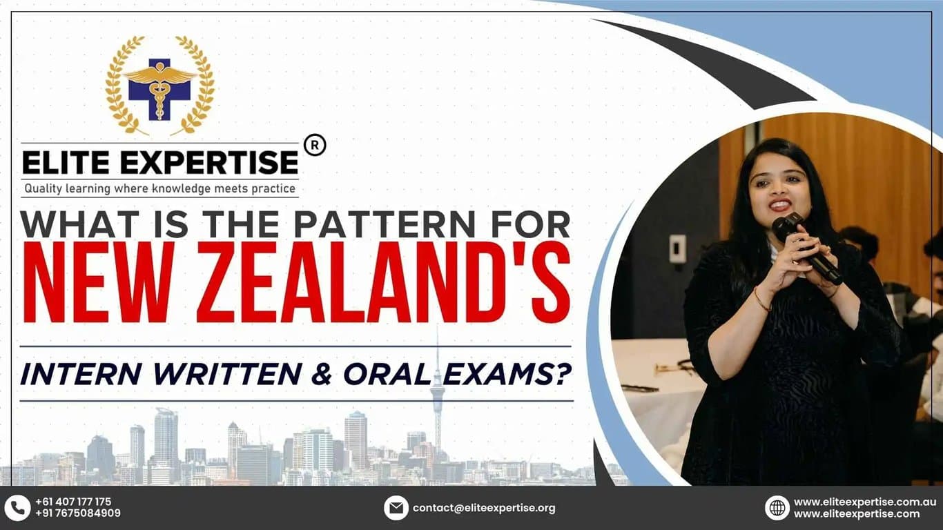 What is the pattern for New Zealand's Intern Written & Oral exams? 