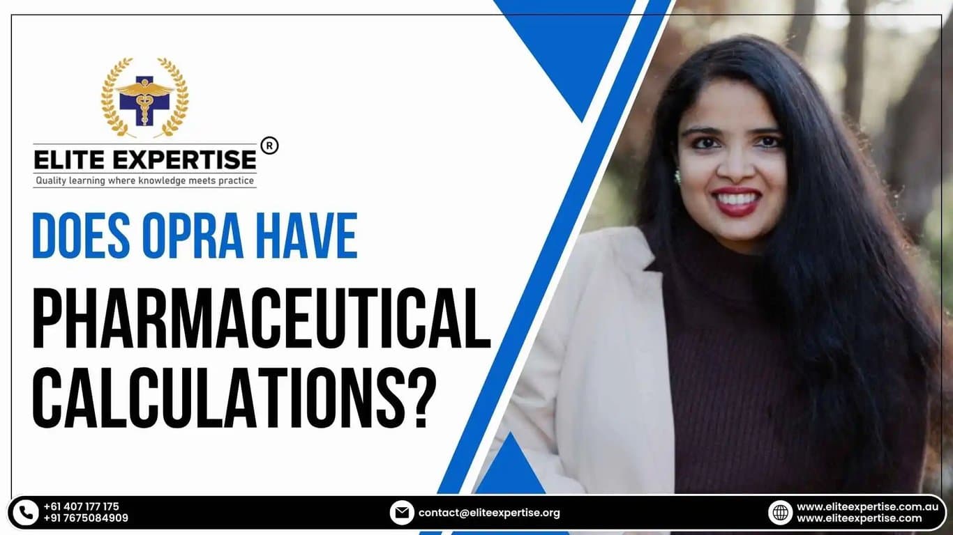 Does OPRA Have Pharmaceutical Calculations?