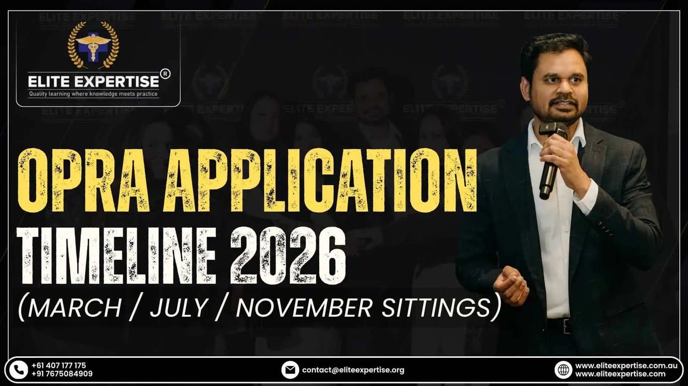 OPRA application timeline 2026 (March / July / November sittings 