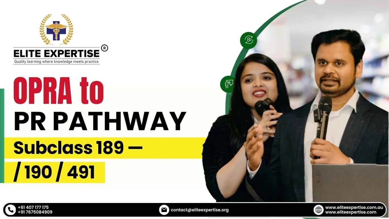 OPRA to PR pathway — subclass 189 / 190 / 491