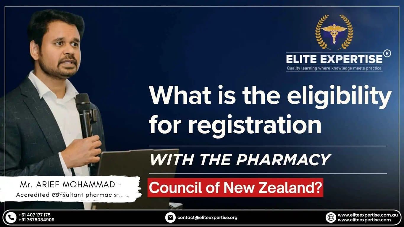 What is the eligibility for registration with the Pharmacy Council of New Zealand? 
