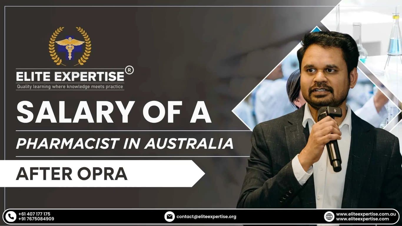 Salary of a pharmacist in Australia after OPRA