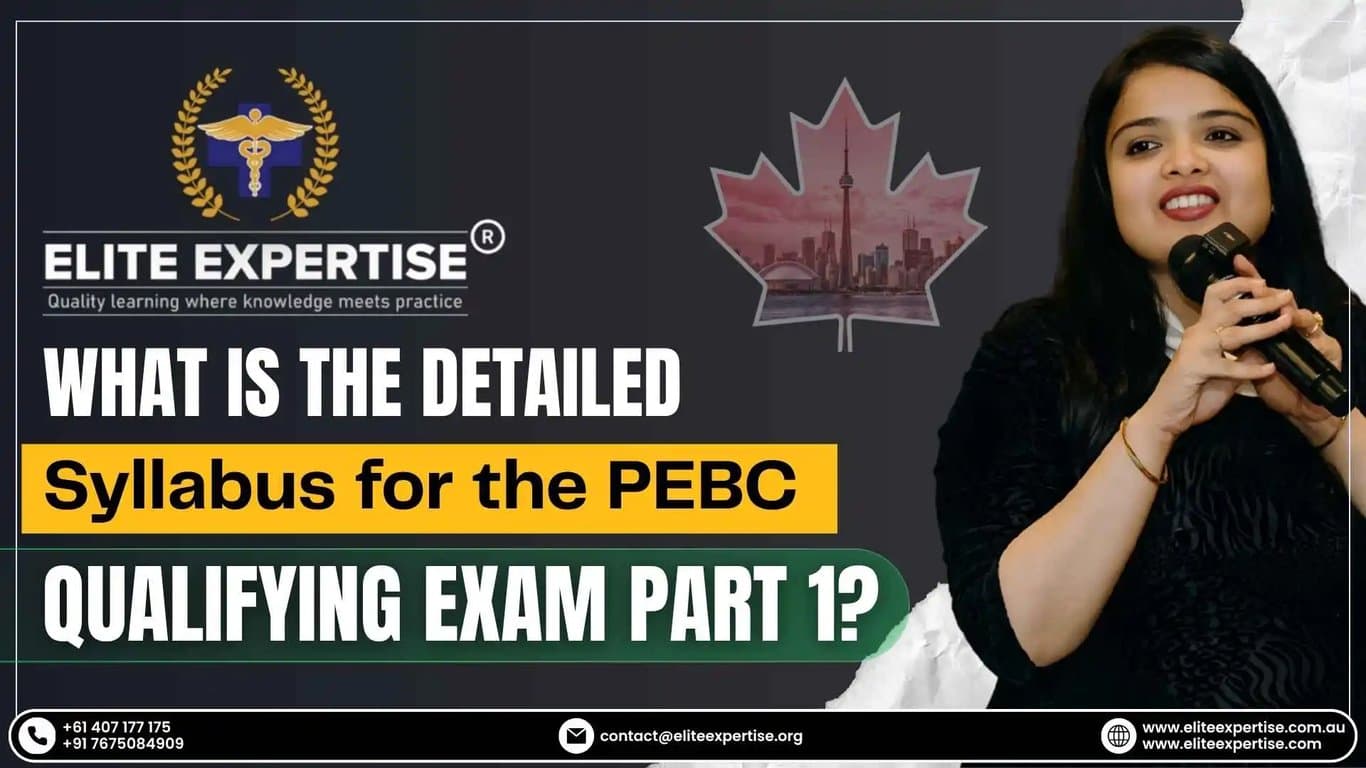 What Is the ‌Detailed Syllabus for ‌the PEBC Qualifying Exam ‌Part 1?