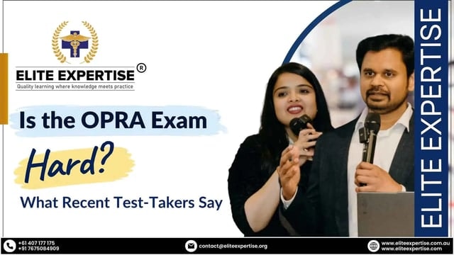 Is the OPRA Exam Hard? What Recent Test-Takers Say